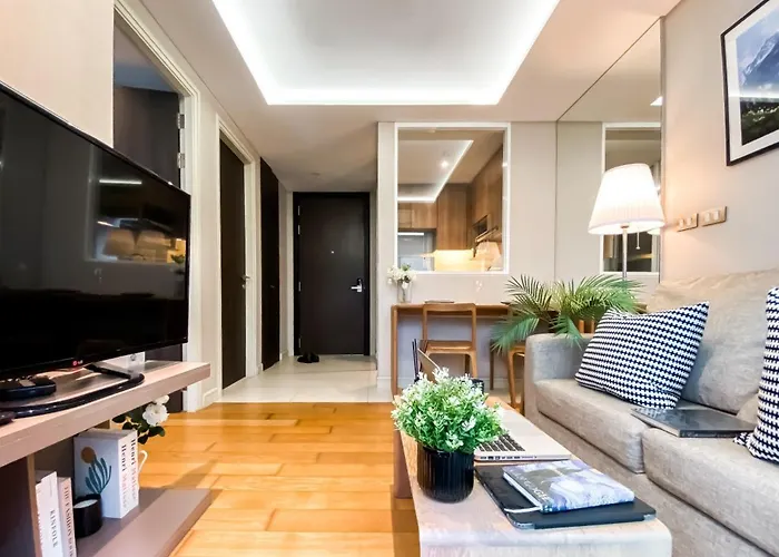 Exquisite Modern 1br - Ultra Fast Wifi - Bts Thong Lo 펜션 *