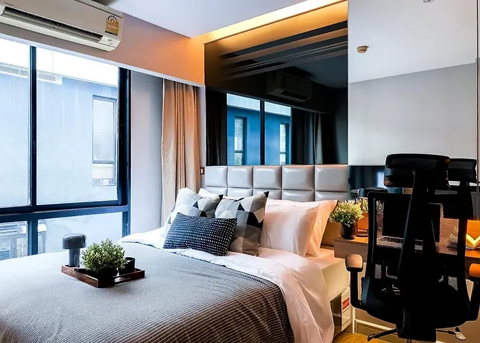 Exquisite Modern 1br - Ultra Fast Wifi - Bts Thong Lo 펜션 *